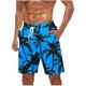 thumbnail image 1 of Pantalones Cortos para Hombre Cintura Elástica con Bolsillos Pantalones Cortos de Impresión de Moda Casual Pantalones de Playa para el Uso Diario Al Aire Libre de Primavera Verano, 1 of 5