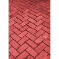 thumbnail image 1 of Ahgly Company Tapis Rectangulaire Lavable en Machine Rouge Transitionnel, 7 Pieds x 10 Pieds, 1 of 7