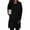 #0101-Black, variant on Fall Christmas Pullover Women Long Sleeve Round Neck Solid Sweatshirt with Double Pockets Loose Casual for Winter