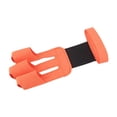 thumbnail image 3 of Guantes de tiro con arco de microfibra duraderos para jóvenes. Naranja, 3 of 8