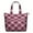 Red Blue White, variant on Colorful Striped Checkered Pattern Travel Tote Bags for Women Carry On,Large Weekender Bags for Women Travel,Multi Functional Duffle Bag for Work,Shopping,Sports