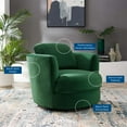 thumbnail image 2 of Modway Pirouette Performance Velvet Swivel Armchair, Multiple Colors, 2 of 8