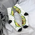 thumbnail image 5 of Picia Avocado with Glasses Print Athletic Socks for Men & Women – Cushioned Moisture-Wicking Crew Socks for Sports, Running, and Training, Soft & Breathable Size 5-11, 5 of 6