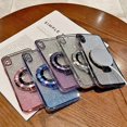 thumbnail image 2 of Gradient Glitter CD Ring Holder Phone Case For Samsung Galaxy A05 A15 A25 A35 A55 A05S A04S A14 A24 A34 A54 5G A73 A53 A33 Cover, 2 of 5