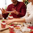 thumbnail image 2 of WHAMVOX  50 Pcs New Year Cupcake Cases Muffin Wrappers for Baking Paper Cups Red, 2 of 8
