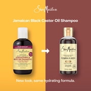 SheaMoisture Strengthen & Restore Shampoo for Damaged Hair, Jamaican Black Castor Oil to Cleanse & Nourish Hair, 3.2 fl oz
