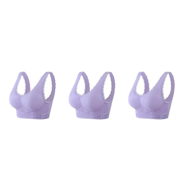 Jumpingount Bralette sexy y transpirable para mujer Sujetador a la moda para mujer Sujetador sin costuras Sujetador push up Sujetador deportivo Type1 NO1