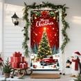 thumbnail image 5 of PRETXORVE Christmas Decorations, Christmas Decor, Door Curtain, Flags, Snowman,, Santa Claus Realistic Door Curtain, Exquisite Door Flags, 5 of 6