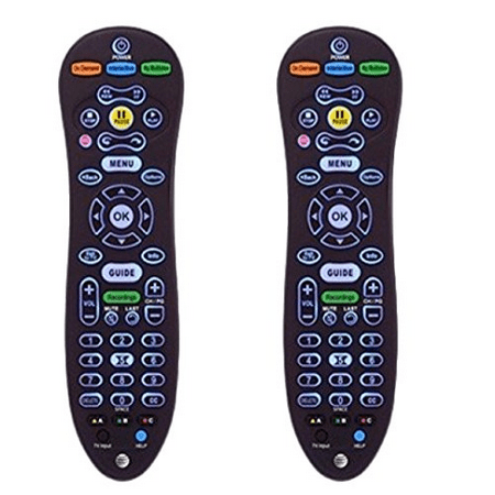 2 AT&T U-Verse S30-S1B Universal Backlit Remote Controls