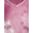 thumbnail image 6 of Time and Tru Women's Short Sleeve V-Neck Tunic T-Shirt, 6 of 6
