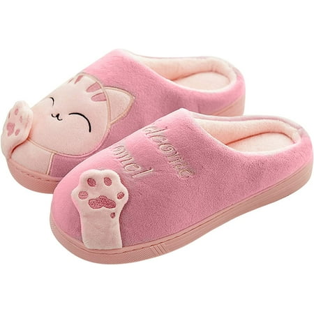

CoCopeaunt Women s Slippers Furry Slippers Lucky Cat Slippers Winter Slippers Warm Slippers Cartoon Slippers Animal Slippers Home Slippers Cute Slippers