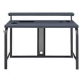 thumbnail image 5 of OSP Home Furnishings Reload Gaming Desk with RGB LED Lights and Power Hub, Grey, 5 of 5