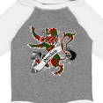 thumbnail image 4 of Inktastic Sinclair Tartan Lion Boys or Girls Long Sleeve Baby Bodysuit, 4 of 5