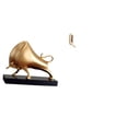 thumbnail image 1 of Organizador de mesa con escultura abstracta de toro para decoración del hogar, gancho de pared plegable, perchero, toallero, dormitorio, sala de estar, 1 of 8