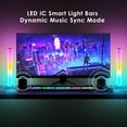 thumbnail image 5 of RGB Light Bar, 17" LED Light Bar 360 Degree Emitting, 16 Million colors, APP Control USB Powered, Color Changing TV Backlight, Ambient Lighting for Desk, PC, Gaming, Party, 2 Pack, 5 of 9