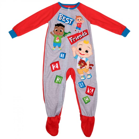 Cocomelon Best Friends Toddler Footie Pajama Sleeper-Toddler 4T