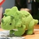 thumbnail image 2 of Cartoon Dinosaur Triceratops Plush Toy Stuffed Animal Plushie Cute Tyrannosaurus Cotton Doll Soft Baby Hug Pillow Kids Boy Gift, 2 of 5