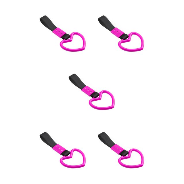 Scienceny Modificación del anillo de advertencia del coche Universal Tamaño pequeño Parachoques en forma de corazón Hebilla de advertencia Type2 NO2