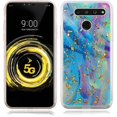 thumbnail image 4 of GSA Gold Flake Marble Candy Case for LG V50 ThinQ - Colorful Galaxy, 4 of 4