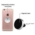 thumbnail image 3 of Extra Strength Magnetic (with Quick-Snap Technology) Car Vent Smartphone Holder for Nokia 9 PureView, 4.2, 3.2, 1 Plus, 210, Xiaomi Redmi Note 7 Pro, Redmi 7 (Black) + Mini Stylus, 3 of 4