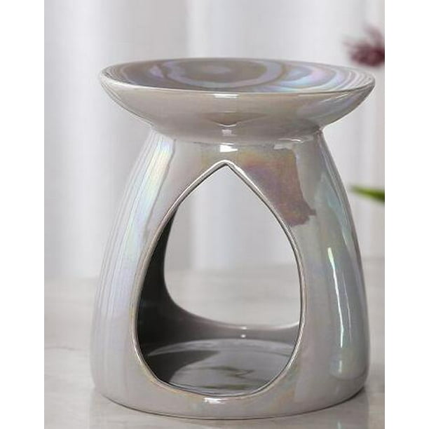 Difusor De Aroma De Cerámica, Diseño Hueco, Quemador De Cera Para Derretir, Soporte Multiusos Para Derretir Aceite, Calentador De Cera Surtido Decorativo, Calentador De Cera De Vela Refrescante Cateissary HA023968-02