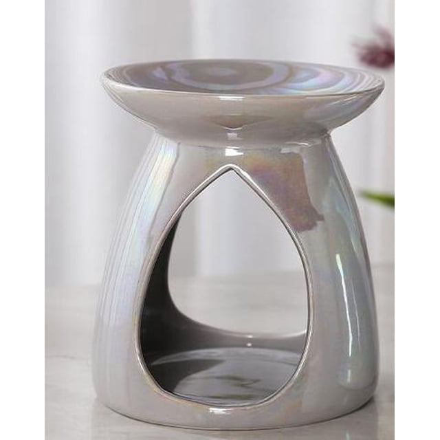 Difusor De Aroma De Cerámica, Diseño Hueco, Quemador De Cera Para Derretir, Soporte Multiusos Para Derretir Aceite, Calentador De Cera Surtido Decorativo, Calentador De Cera De Vela Refrescante Kearding HA023968-02