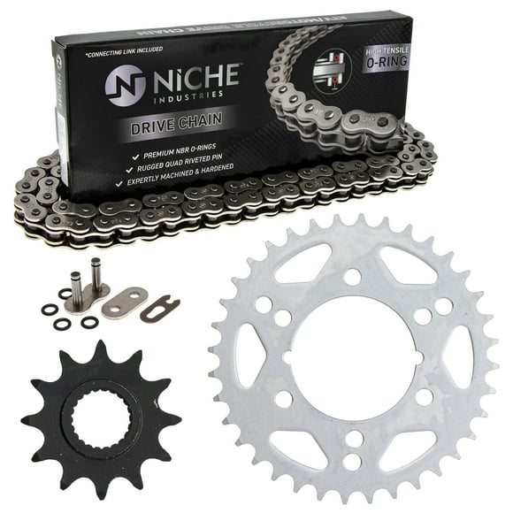 Niche Ensemble Chaîne et Pignon pour Polaris Magnum 425 12/36T 520 O-Ring ATV MK1004437