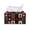 Christmas Patchwork Print, variant on POLERO Shamrock Gnome Pattern with Buckle Rectangular Cuboid Tissue Box Cover for Women, Portable Rectangular Tissue Box Cover Organizer Dispenser for Car Kitchen
