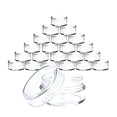 thumbnail image 7 of ACDANC 100-Pack Small Clear Plastic Sample Jars with Lids | 1oz Empty Containers for Creams & Cosmetics | Travel-Friendly Mini Storage, 7 of 7