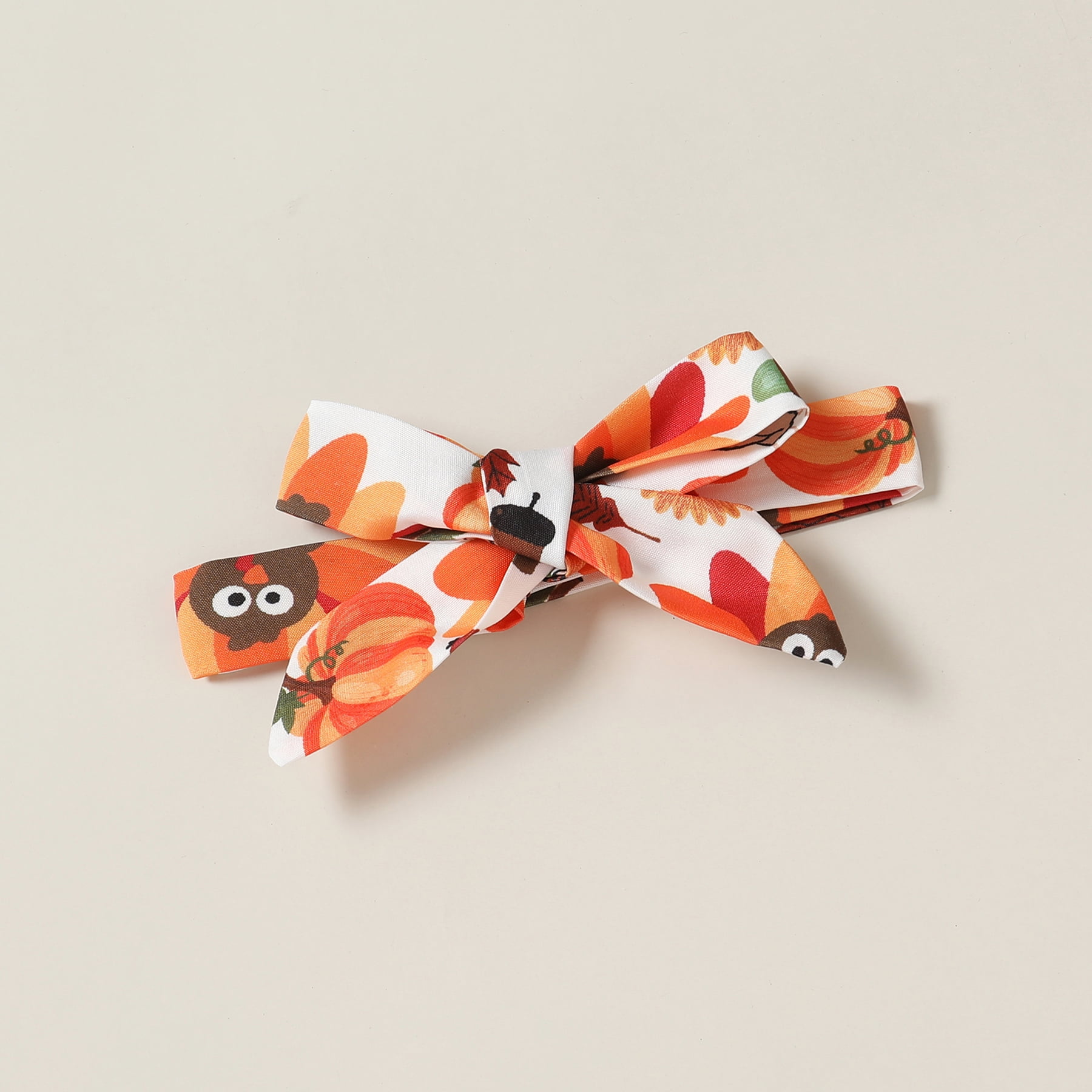My First Halloween Baby Girl Outfit 3-Piece Set - Ruffle Romper, Flared Pants, Headband (Sizes 0-12M)