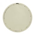 thumbnail image 6 of Cream Round Wall Mirror with Solid Mango Wood Frame 19.8 Inch D for Home Decor, 6 of 14