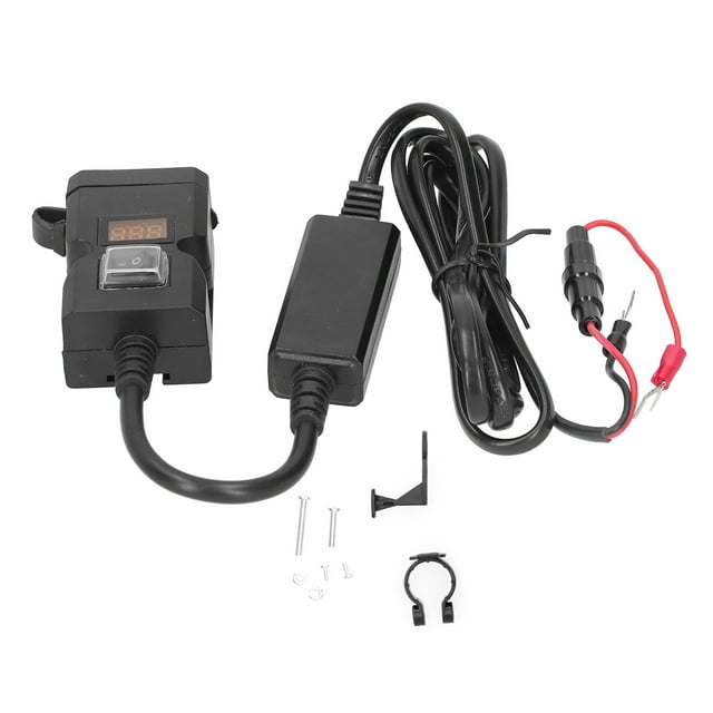 Motorcycle USB Charger,Dual USB Port Motorcycle Motorcycle Charger Dual USB Motorcycle Charger Ultimate Reliability
