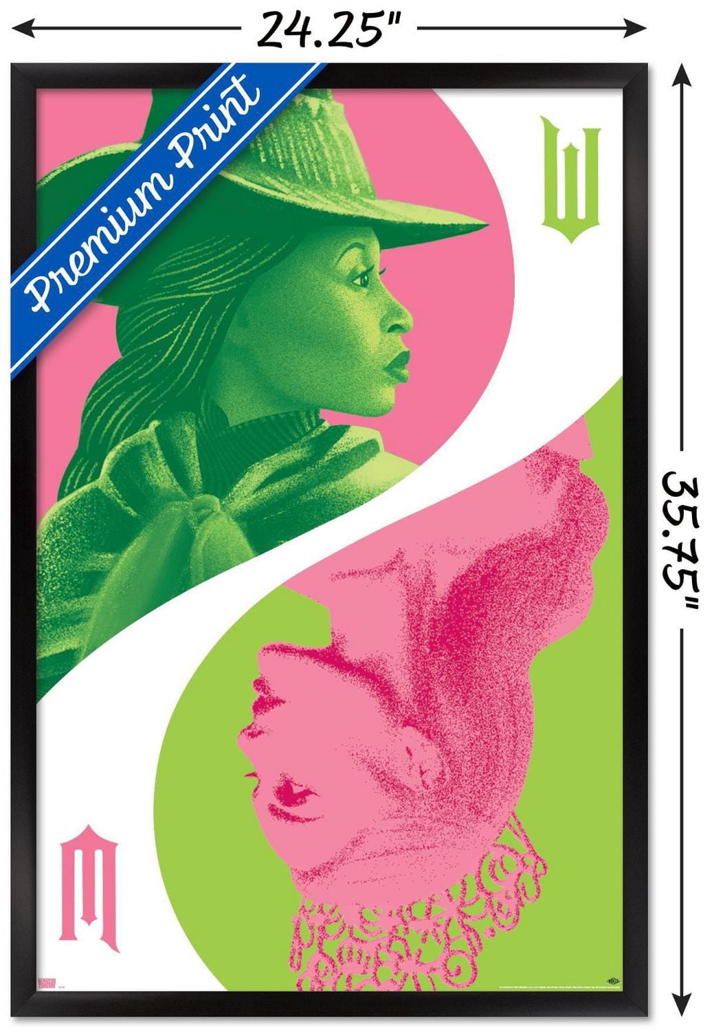 Wicked - Reflection Wall Poster with Push Pins