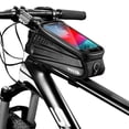 thumbnail image 1 of Bolsa de marco frontal para teléfono,Bolsa para teléfono de bicicleta Bolsa para teléfono para teléfono Bolsa para teléfono para bicicleta Estética elegante, 1 of 8