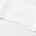 thumbnail image 6 of Mens Workout Shirts Short Sleeve Athletic Quick Dry Breathable Shirts Running Gym Crewneck T-Shirts Big and Tall Size M-5XL White, 6 of 7