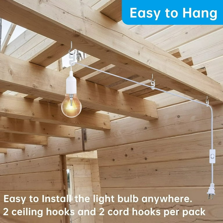 Simple Deluxe 20 FT Hanging Lantern Cord, Socket & On/Off Switch