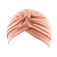 thumbnail image 3 of AWZXDE Women's Solid Color Stretchy Comfortable Basic Cap Pull On Headwrap Knit Hat PK1, 3 of 3