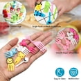 thumbnail image 5 of Creative Animal Food Picks, Cute Cartoon Shapes Reusable Lunch Picks, Food Grade Plastic for Picky Eaters Bento Box Accessories, Kids Lunch Non-Toxic Easy to Clean, 5 of 5