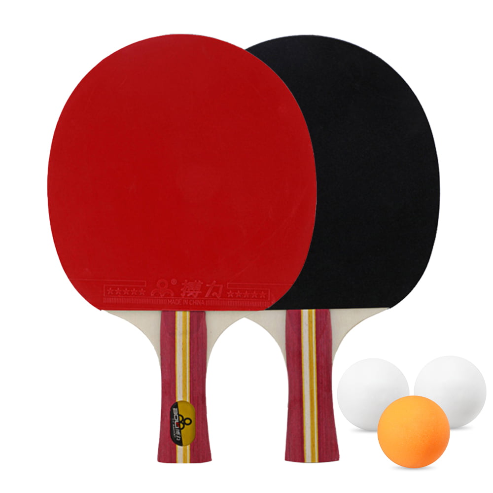 Vortex 2 Player Table Tennis Racket Set 3 Ping Pong Balls 2 Paddles 