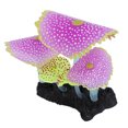 thumbnail image 4 of Coral artificial de silicona simulación de plantas de coral acuario pecera paisaje decoración púrpura, 4 of 12