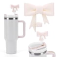 thumbnail image 3 of Lindas Paja Con Lazo Tazas Silicona Pajitas Reutilizables A Prueba Polvo para 30/40 OZ, 3 of 9