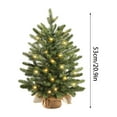 thumbnail image 2 of Christmas Norfolk Pine Tree Artificial Greenery Norfolk Pine Tree with Pot Green Faux Christmas Tree UV Resistant Potted Fake Plants for Front Porch Indoor Outdoor Home Party Decor, 2 of 2