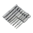 thumbnail image 1 of 8 Pcs Ensemble de Bits Hexagonaux Magnétiques en Acier Clé Allen Tournevis, 1 of 4