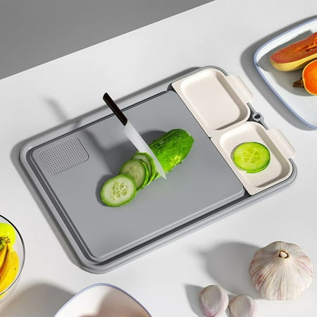 

Foqnuq Multi-Purpose Kitchen Cutting Board - Watertight Anti-Bacterial and Portable for Daily Use