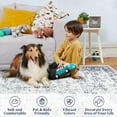 thumbnail image 2 of Tzou Washable Area Rugs - 4' x 6', Distressed Design, Non-Slip, Non-Shedding & Easy Care, Ideal for High Traffic Areas in Living Room, Bedroom(Blue), 2 of 6