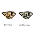 thumbnail image 3 of Radiance Goods Mission Tiffany-Style Blackish Bronze 1 Light Wall Sconce 12" Wide, 3 of 5