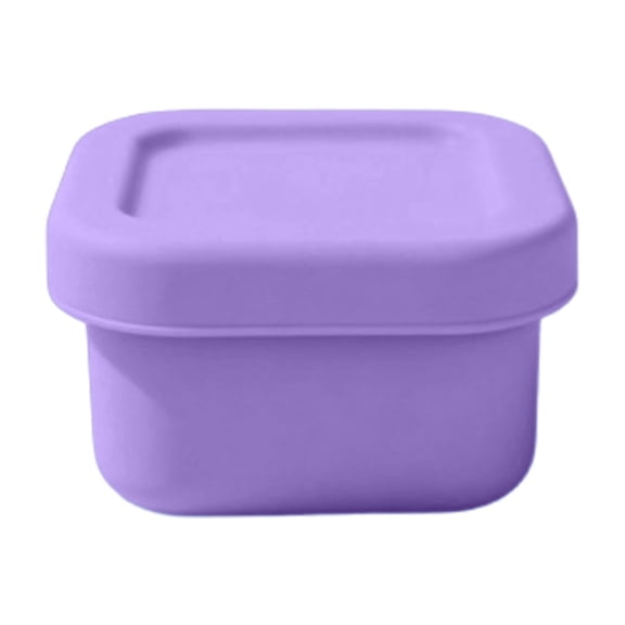 USUERY Stackable Silicone Food Containers 100ml Reusable Snack Boxes With Lids Leakproof Travel Lunch Storage Set Kitchen Home