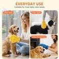 thumbnail image 5 of Nallwabiu Pet Hair Removal Glove Grooming Gloves for Dogs, Electrostatic Reusable Washable Glove for Sofa Furniture Carpet Car Seats, Pet Supplies for Cats & Dogs Yellow, 5 of 7