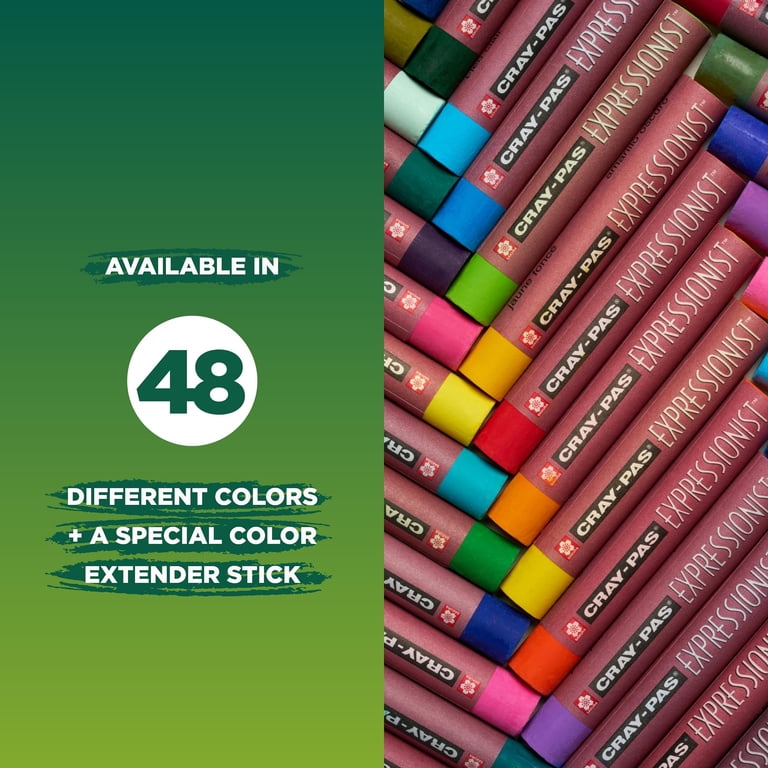 Sakura, Oil Pastel Set, 16 Colors, Expressionist for Artist