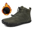 thumbnail image 4 of Bsvklp Zapatos Senderismo para Hombre Botas Nieve Antideslizantes Forro para Clima (verde 44), 4 of 9